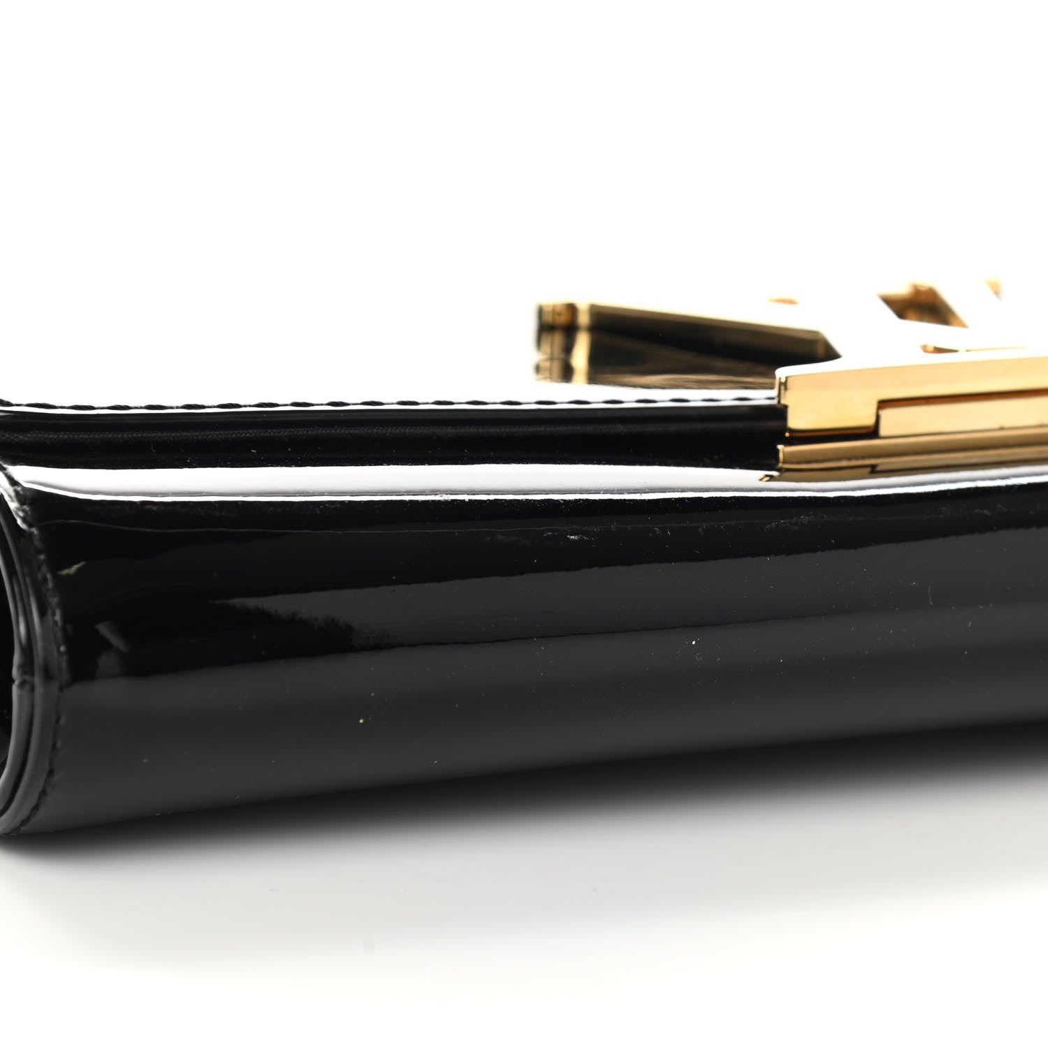 Louis Vuitton Patent Louise Clutch Black 12 of 12