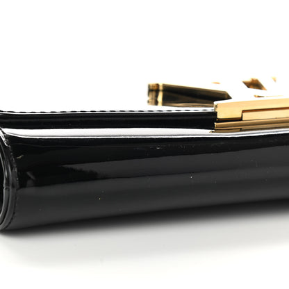 Louis Vuitton Patent Louise Clutch Black 12 of 12
