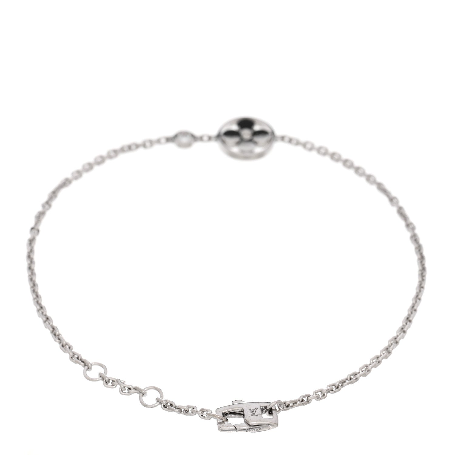 Louis Vuitton 18K White Gold Diamond Idylle Blossom Bracelet 2 of 3