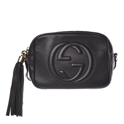 Gucci Pebbled Calfskin Small Soho Disco Bag Black 1 of 12