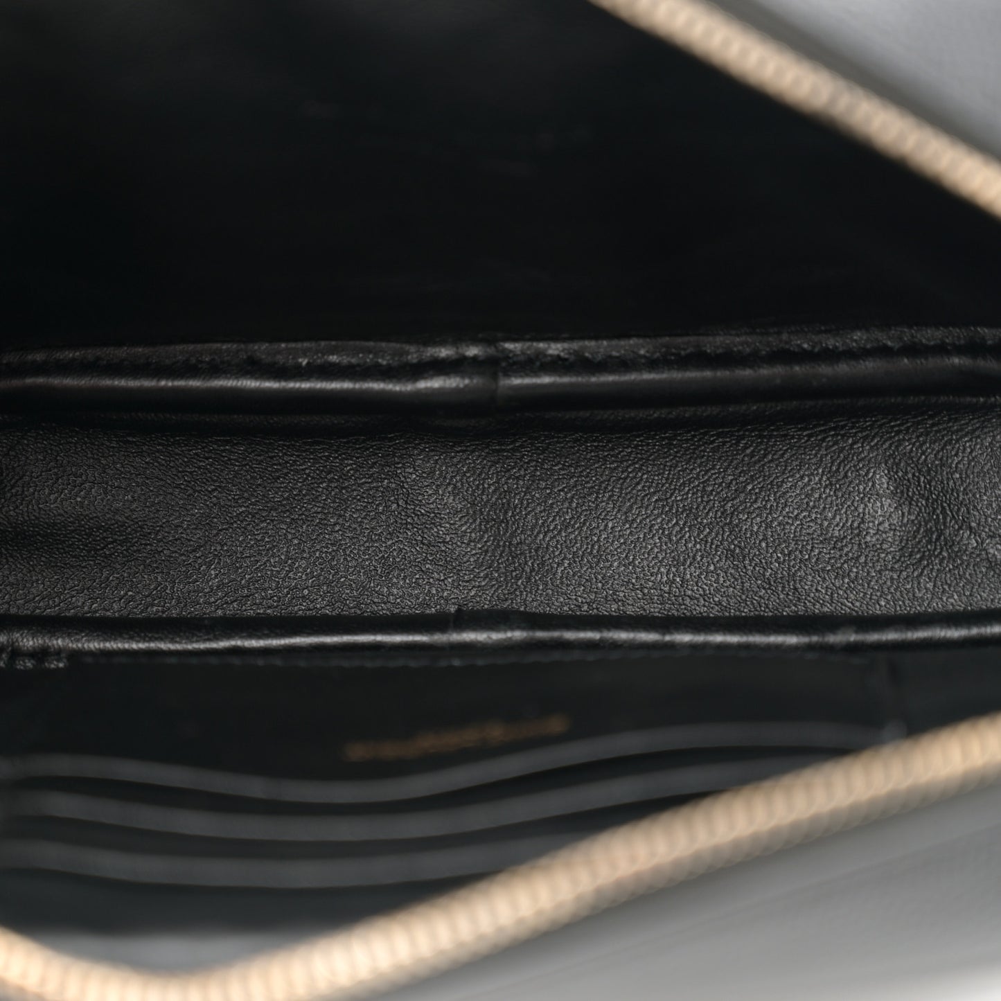 Grain De Poudre Matelasse Monogram Mini Lou Camera Bag Black
