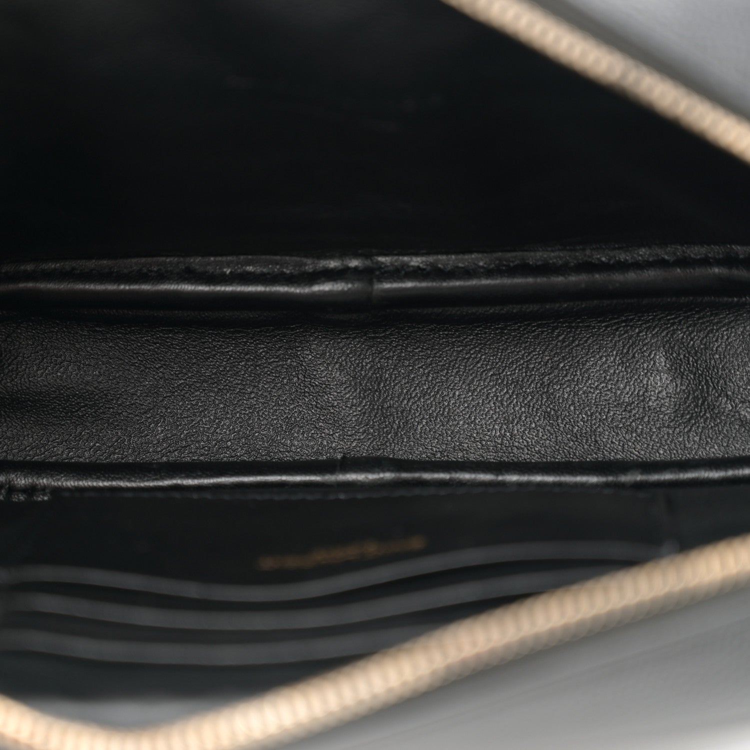 Saint Laurent Grain De Poudre Matelasse Monogram Mini Lou Camera Bag Black 5 of 11