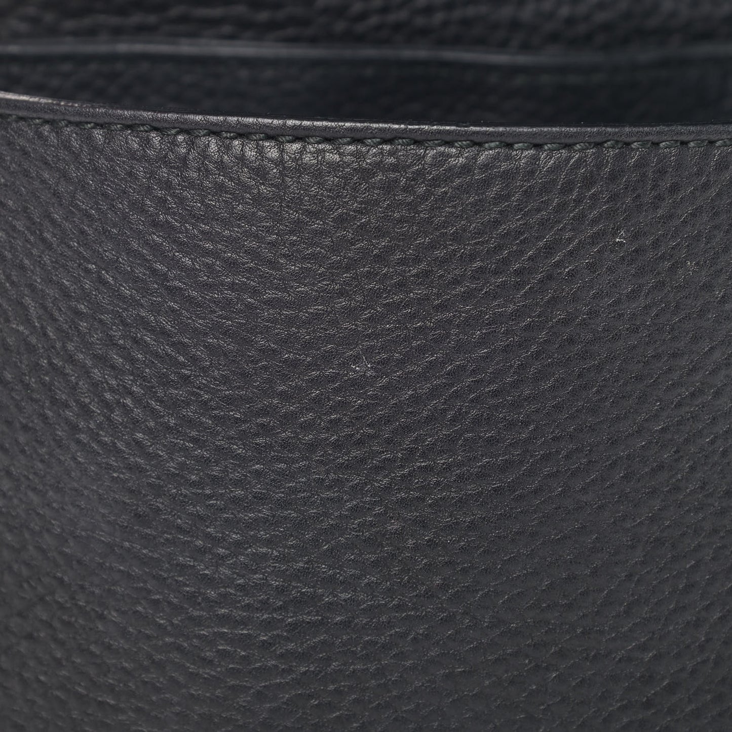 Pebbled Calfskin Medium Soho Flap Crossbody Black