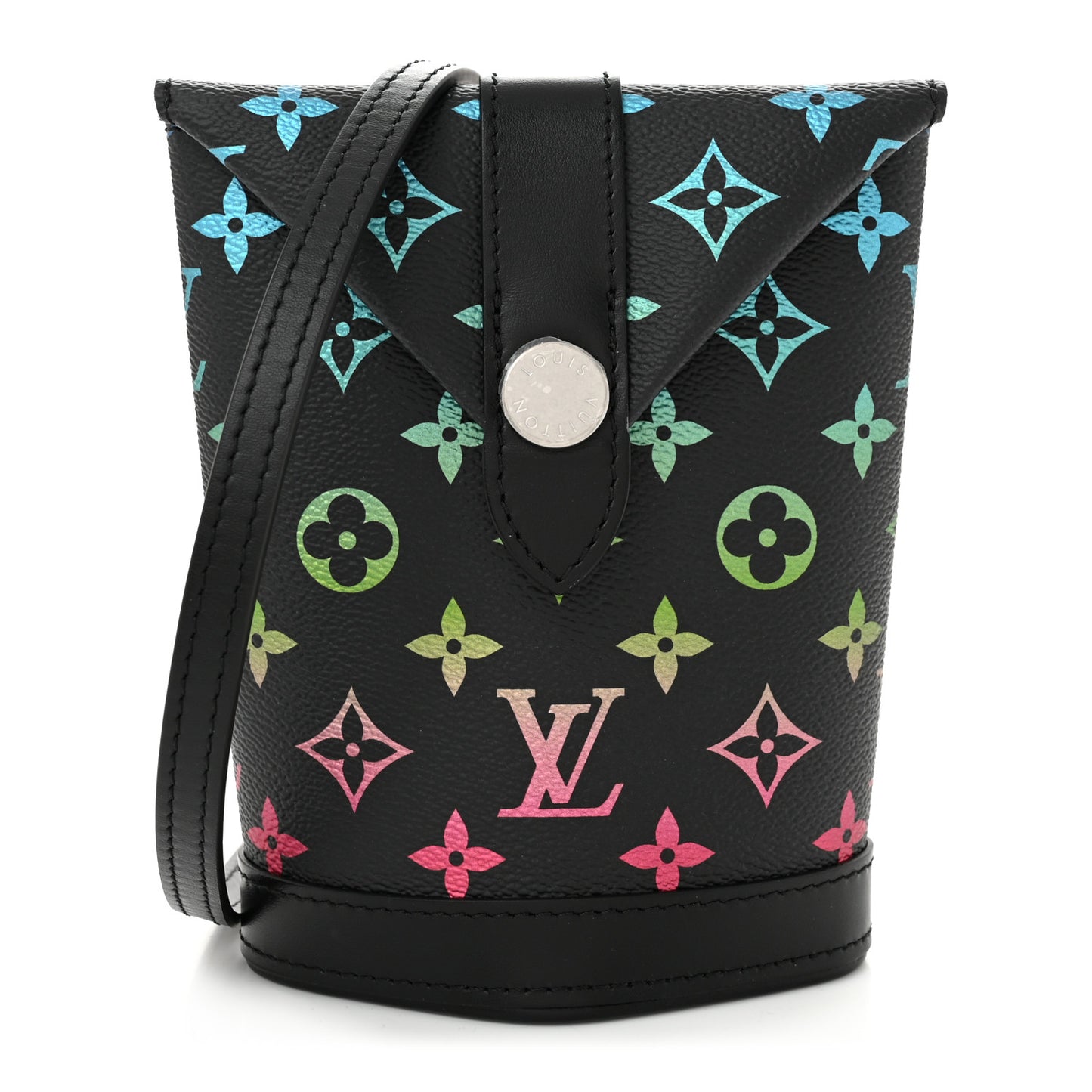 Monogram Envelope Pouch Gradient Black
