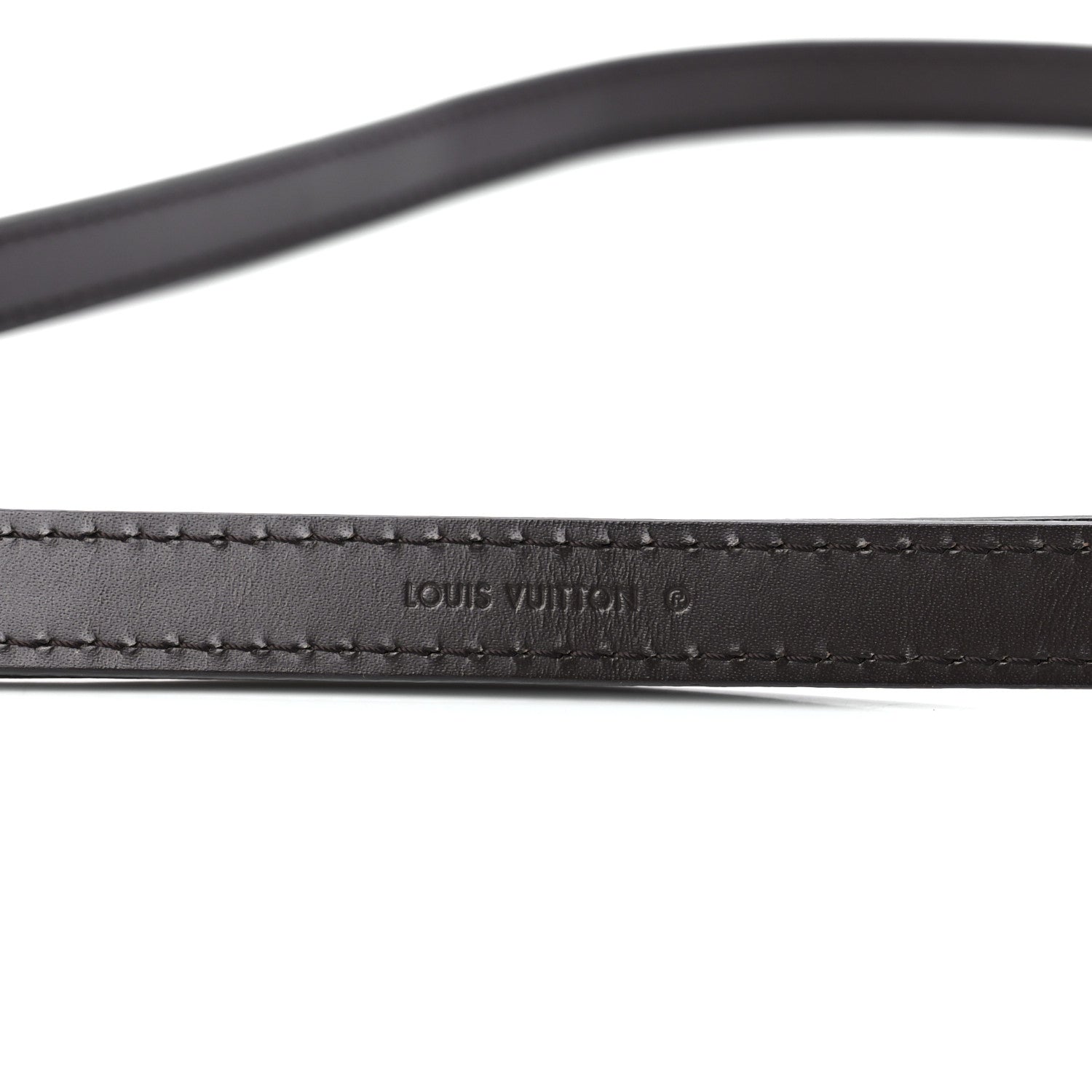 Louis Vuitton Calfskin 16mm Adjustable Shoulder Strap Brown 4 of 4