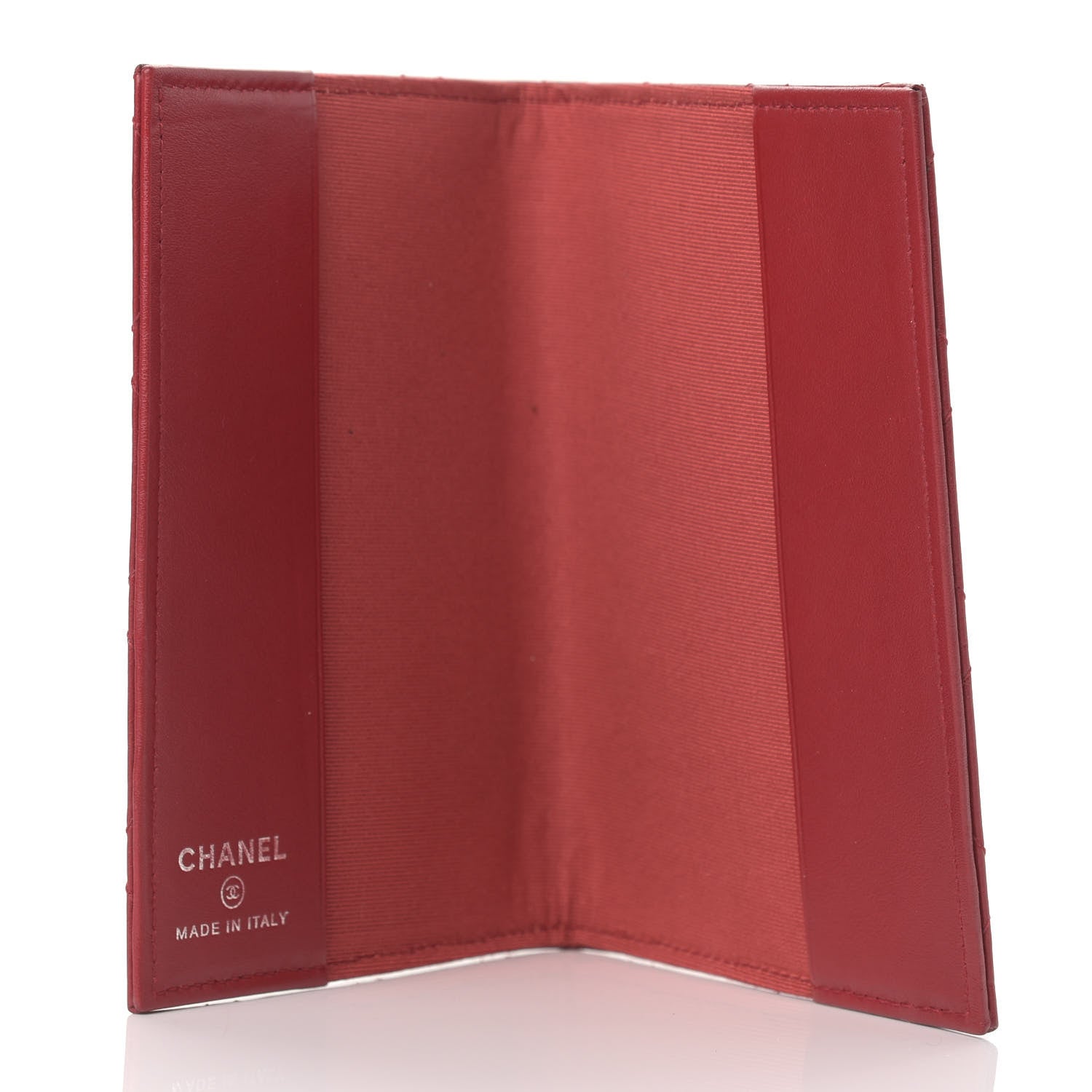 Chanel Caviar Quilted Travel Wallet Red 6 of 13