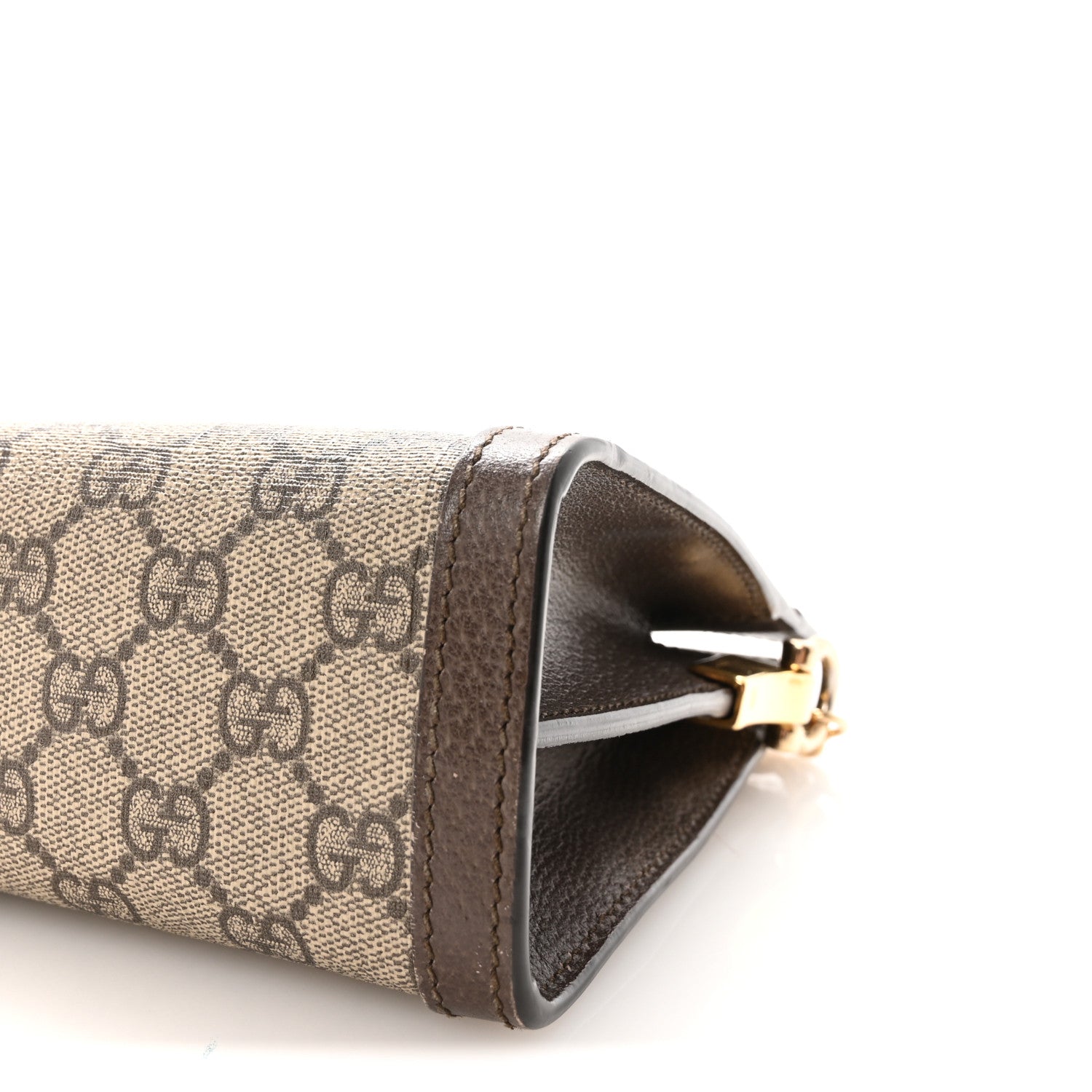 Gucci GG Supreme Monogram Web Small Ophidia Chain Shoulder Bag Brown 10 of 10