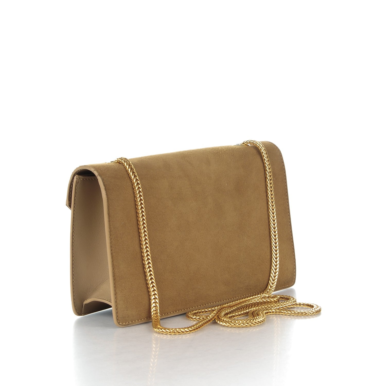 Saint Laurent Suede Small Betty Tan 3 of 7