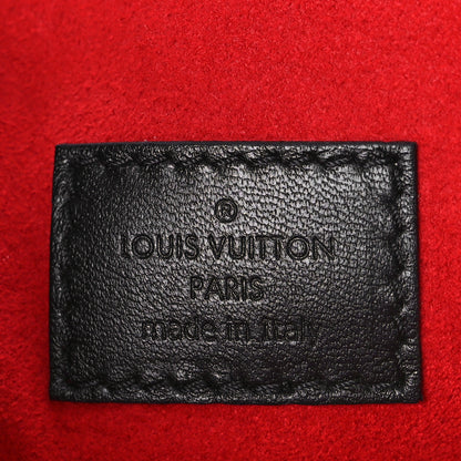 Louis Vuitton Lambskin Embossed Monogram Coussin PM Black White 9 of 11