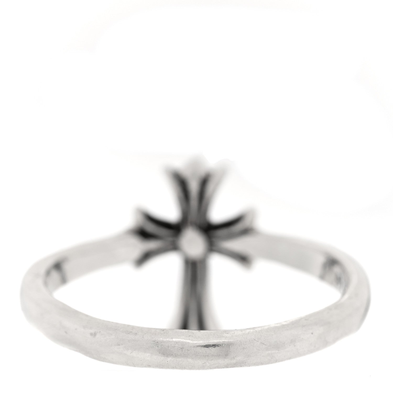 Chrome Hearts Sterling Silver Bubblegum Cross Ring 60 9 1819154