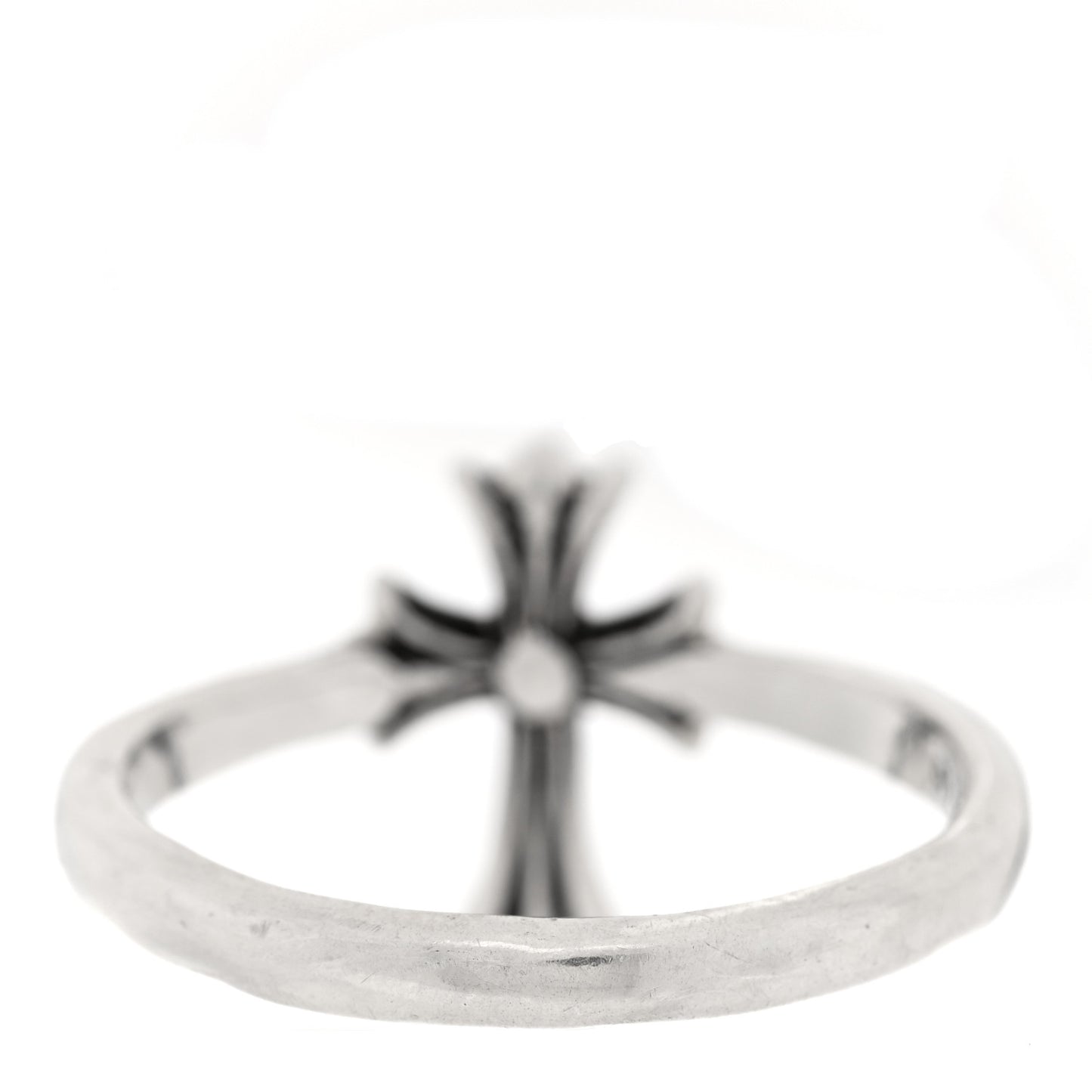 Sterling Silver Bubblegum Cross Ring 60 9