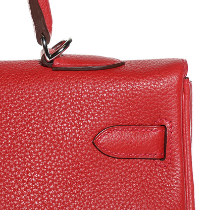 Hermes Togo Kelly Retourne 35 Rouge Casaque 23 of 28