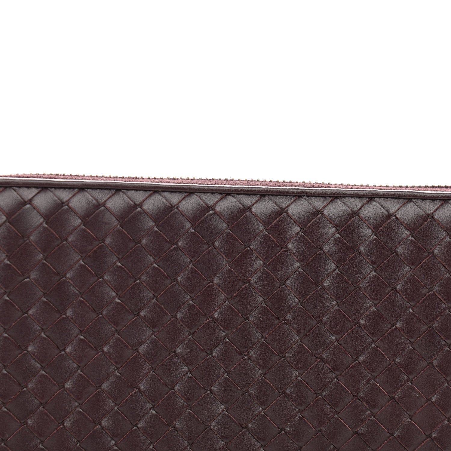 Bottega Veneta Nappa Intrecciato Zip Around Wallet Aubergine 7 of 10