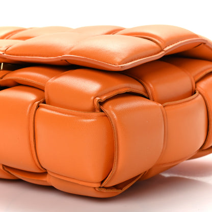 Bottega Veneta Nappa Maxi Intreccio Padded Cassette Crossbody Bag Orange 8 of 8