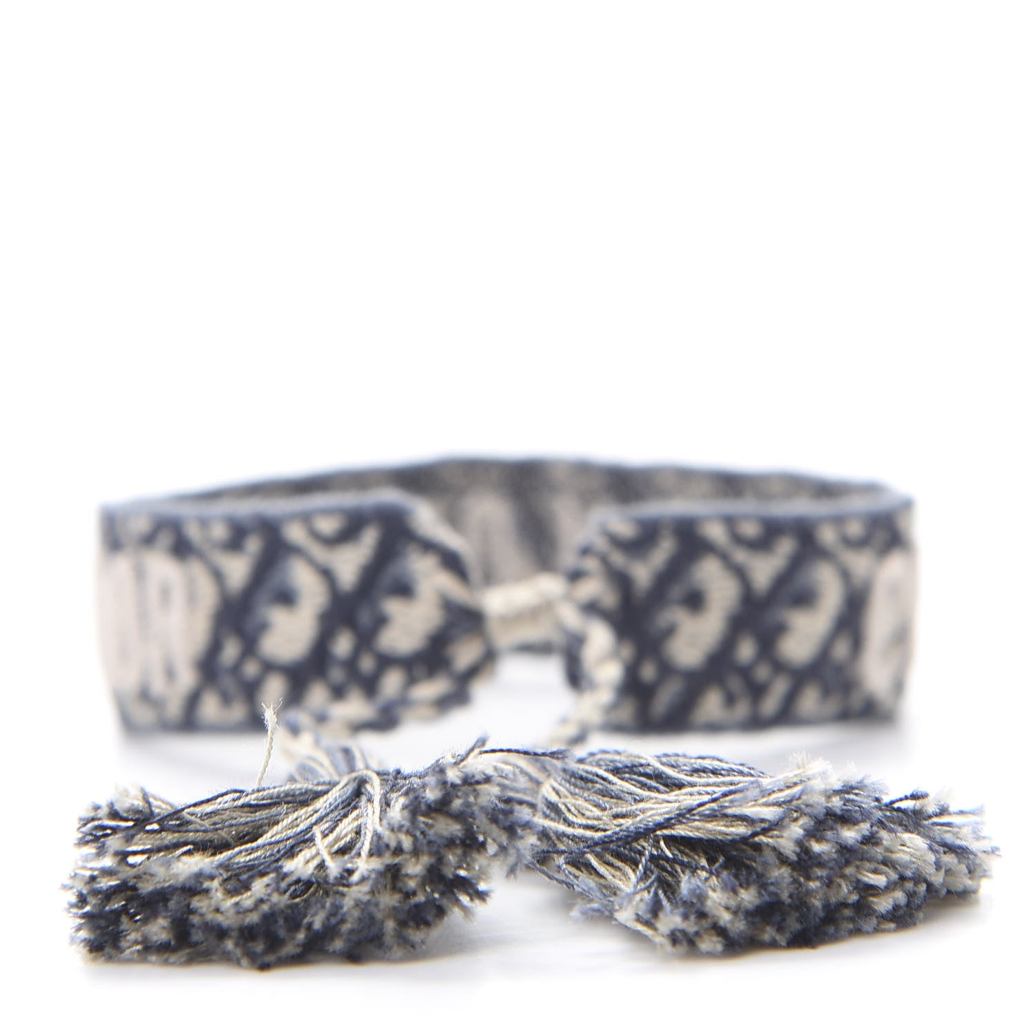 Christian Dior Woven Cotton J'Adior Friendship Bracelet Blue 3 of 5