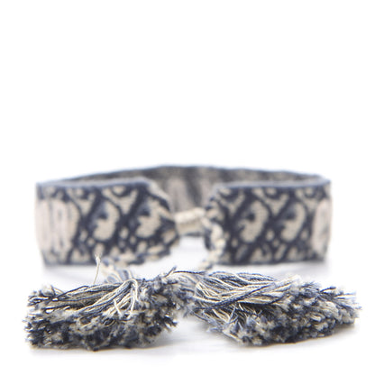 Christian Dior Woven Cotton J'Adior Friendship Bracelet Blue 3 of 5