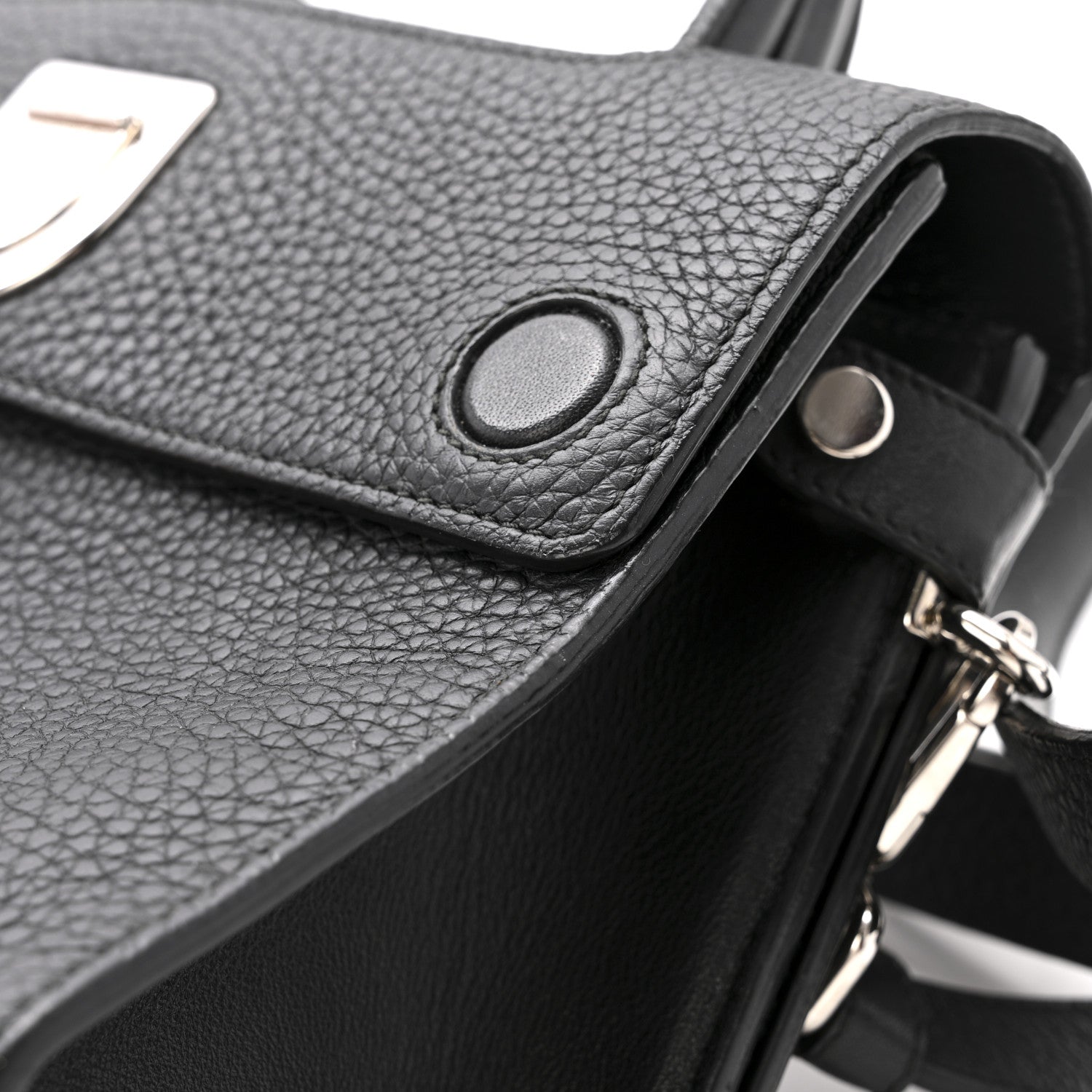 Christian Dior Grained Calfskin Mini Diorever Flap Black 11 of 16