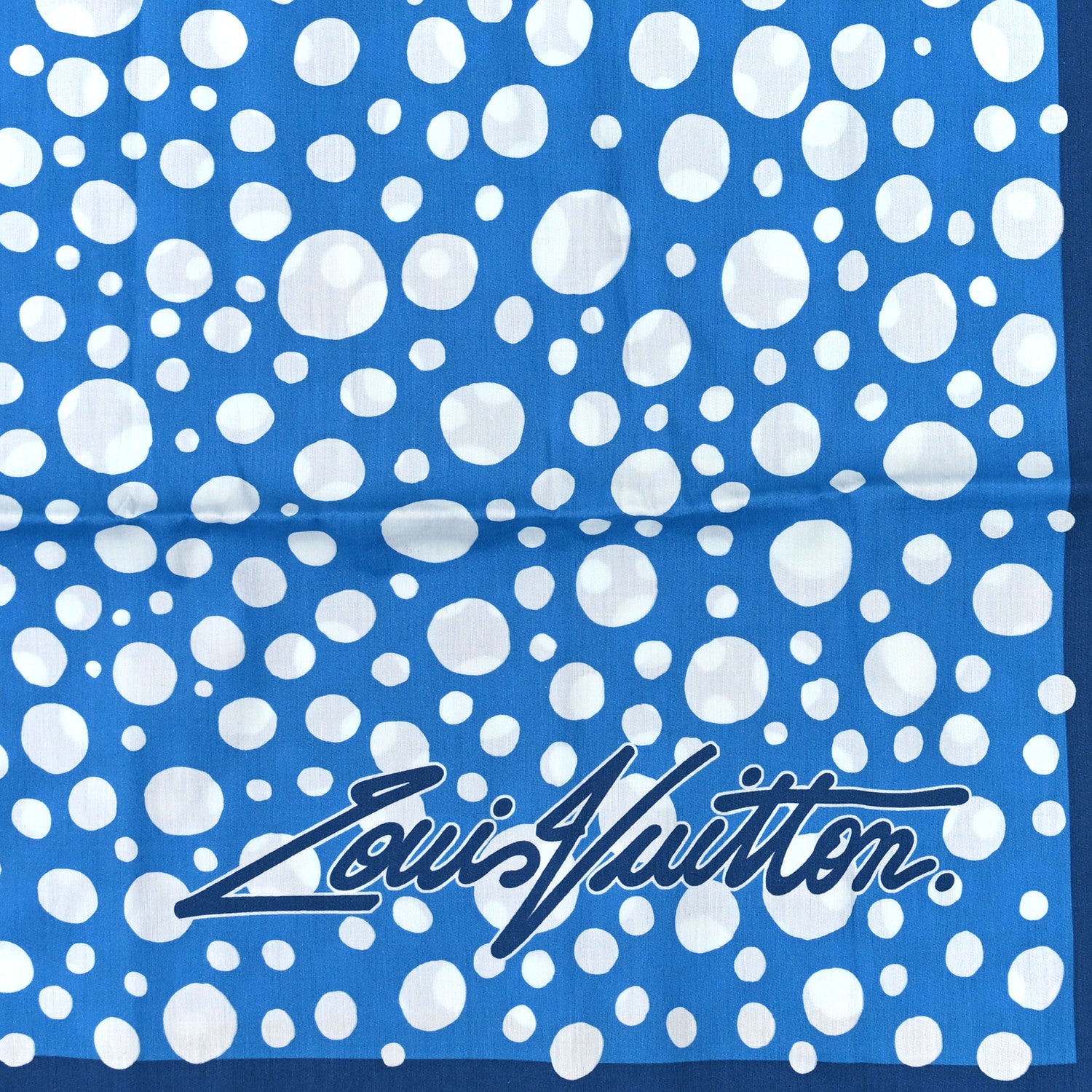 Louis Vuitton LV x YK Kusama Scarf Set Blue Multicolor 2 of 7