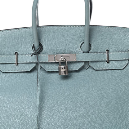 Hermes Togo Birkin 35 Blue Jean 8 of 15