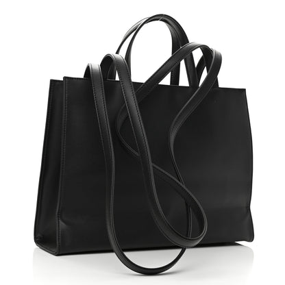 Telfar Vegan Leather Medium Shopping Bag Black 3 of 8
