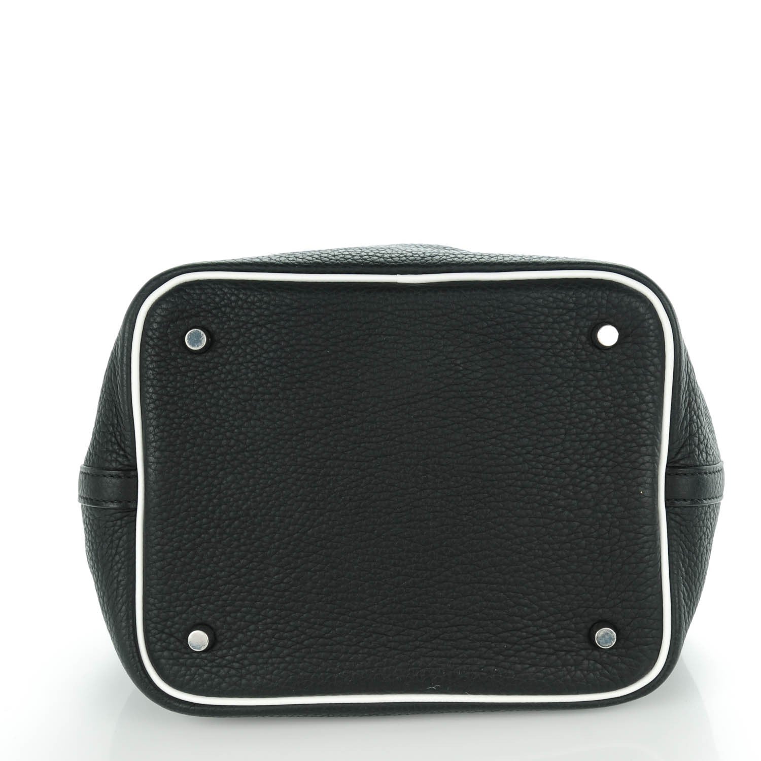 Hermes Taurillon Clemence Picotin 22 MM Black 5 of 8