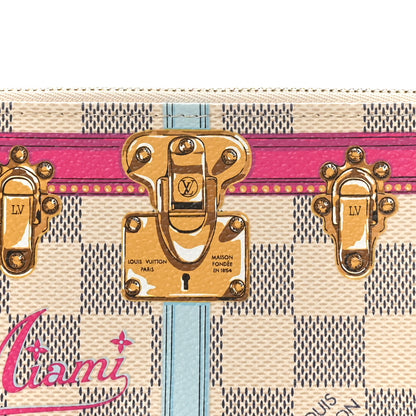Louis Vuitton Damier Azur Summer Trunks Miami Mini Pochette Accessories 8 of 9