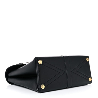 Louis Vuitton Grained Smooth Calfskin Rose Des Vents MM Black 4 of 12