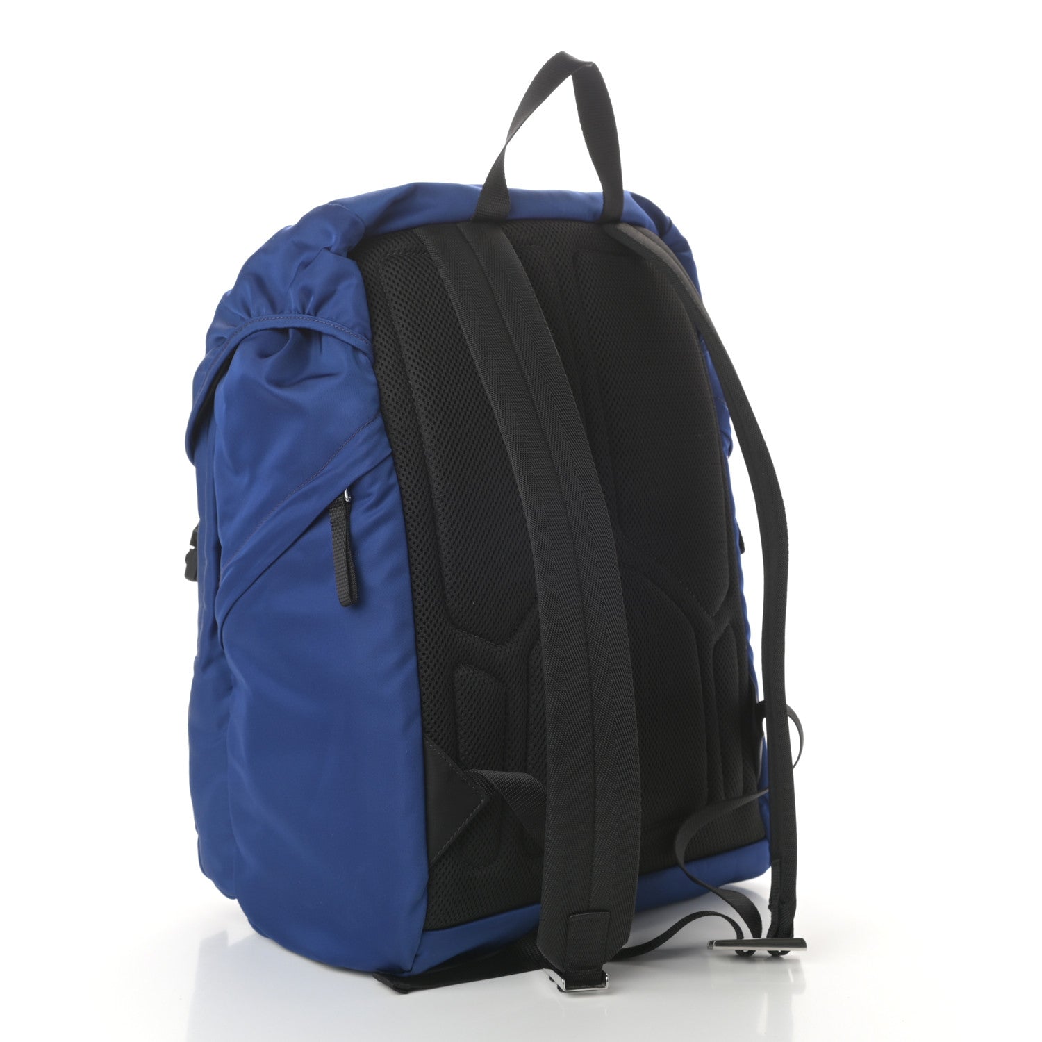 Prada Tessuto Nylon Double Buckle Backpack Royal 3 of 9