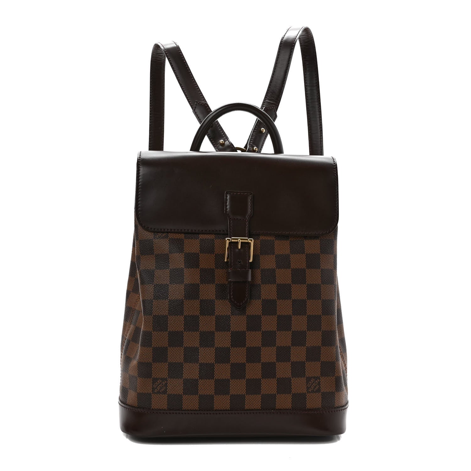 Louis Vuitton Damier Ebene Soho Backpack 1 of 9