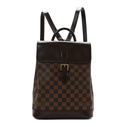 Louis Vuitton Damier Ebene Soho Backpack 1 of 9