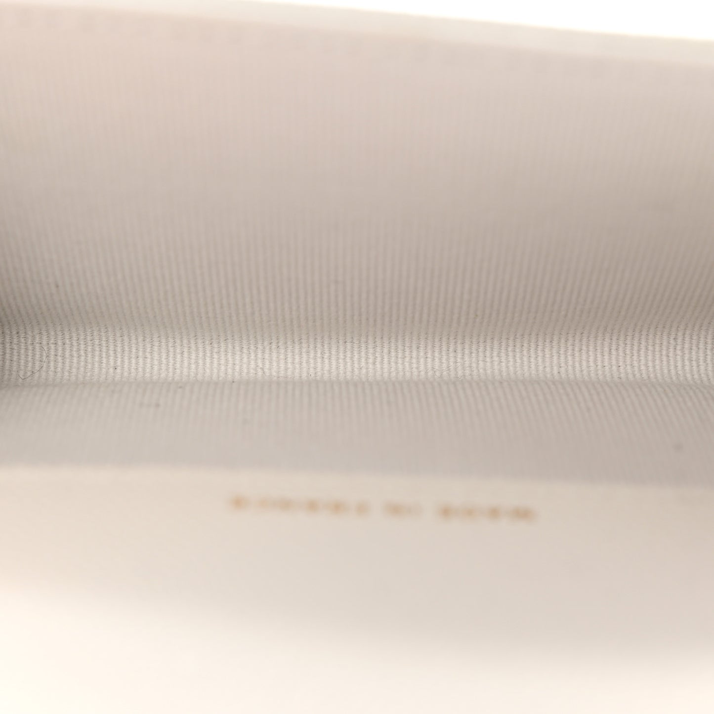 Caviar Quilted Flap Card Holder Wallet White