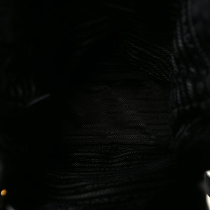 Prada Re-Nylon Saffiano Stitched Re-Edition 1995 Chaine Drawstring Bucket Bag Black 5 of 10