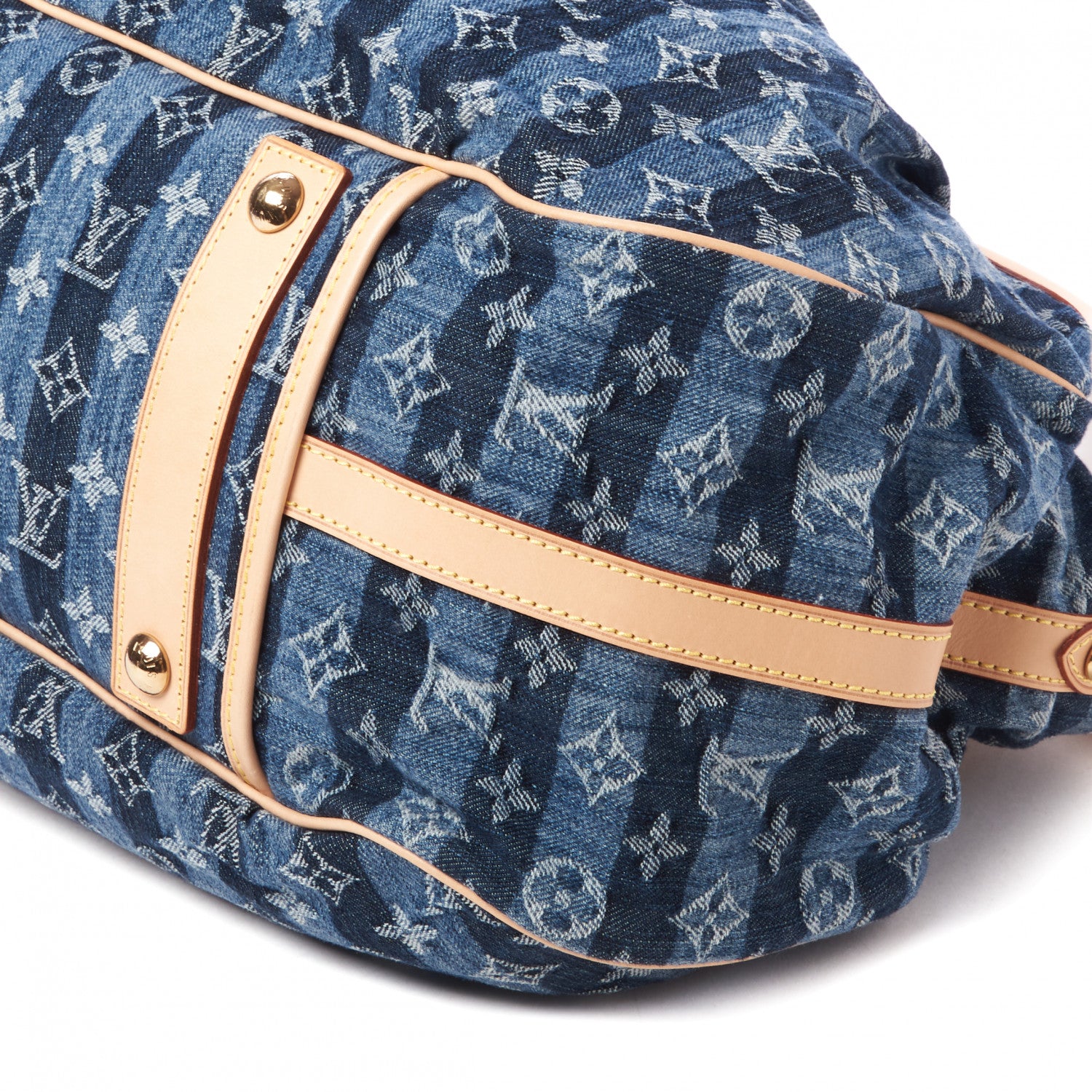 Louis Vuitton Denim Raye Cabas GM 5 of 9