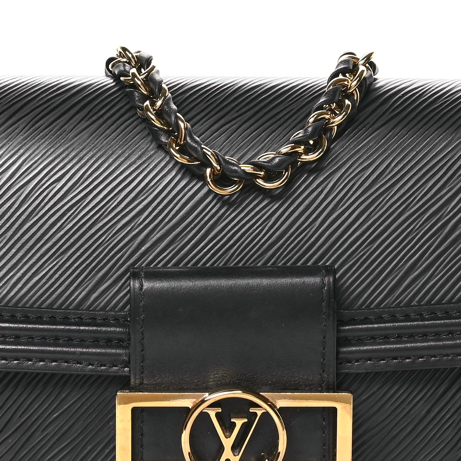 Louis Vuitton Epi Mini Dauphine Black 8 of 10