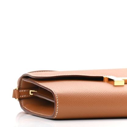 Hermes Epsom Constance Long Wallet To Go Gold 9 of 10
