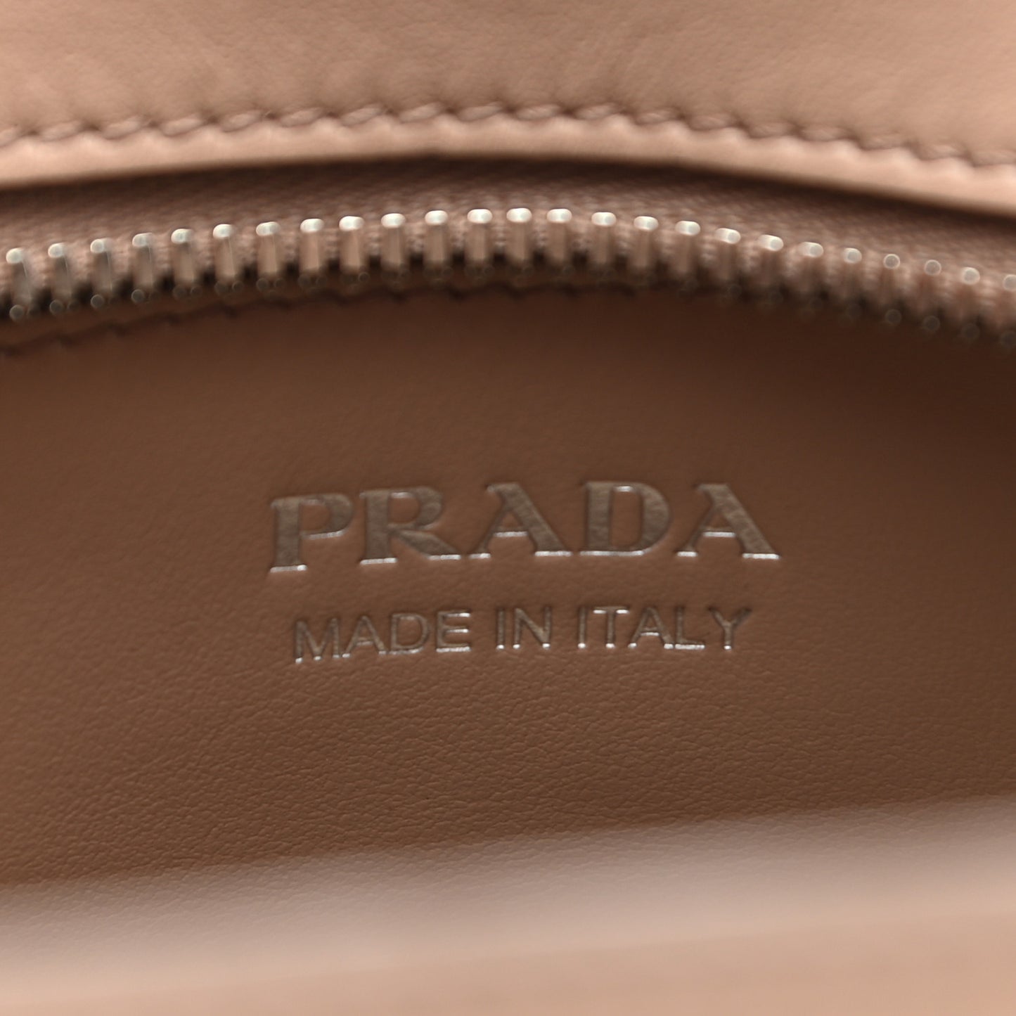 Saffiano Cuir Calfskin Mini Monochrome Top Handle Tote Cipria