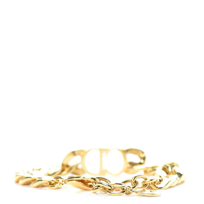 Christian Dior Brass CD Icon Chain Bracelet Gold 3 of 4