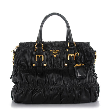 Prada Nappa Gaufre Tote Nero Black 1 of 8