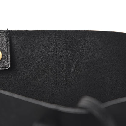 Saint Laurent Calfskin Large Shopping Tote Black 10 of 13
