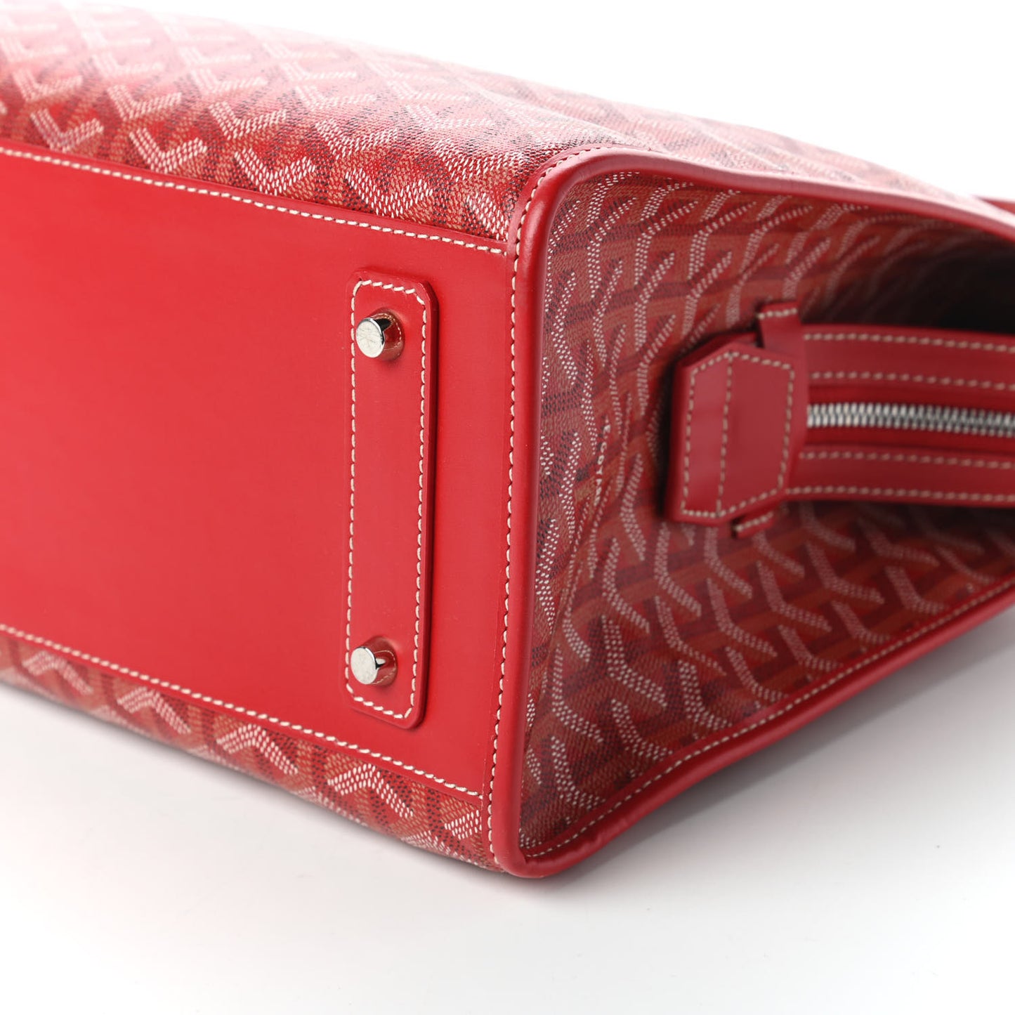 Goyardine Marquises Tote Red