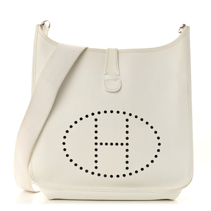 Hermes Epsom Evelyne II PM White 1 of 16