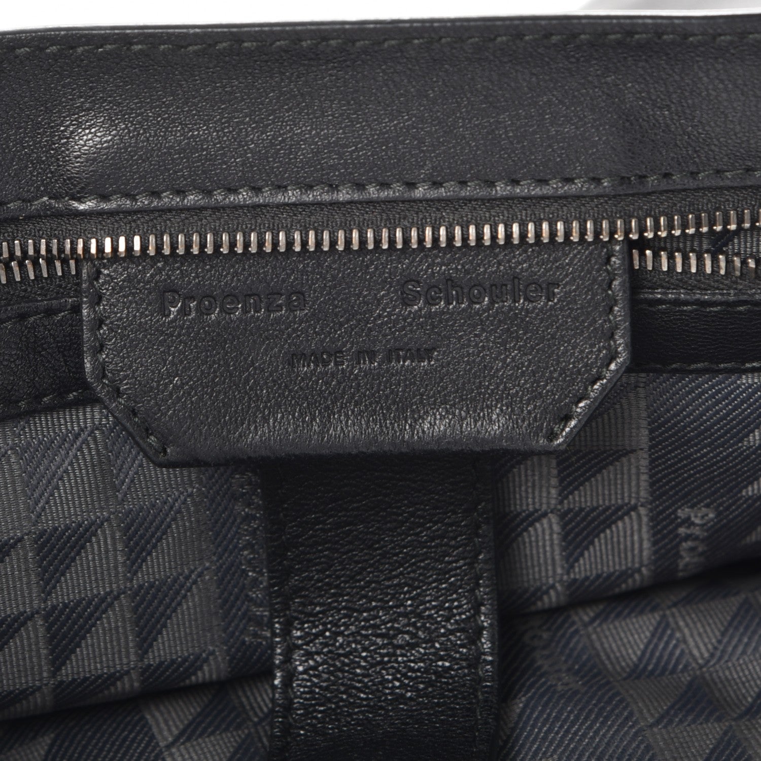 Proenza Schouler Lambskin Medium PS1 Satchel Black 7 of 8