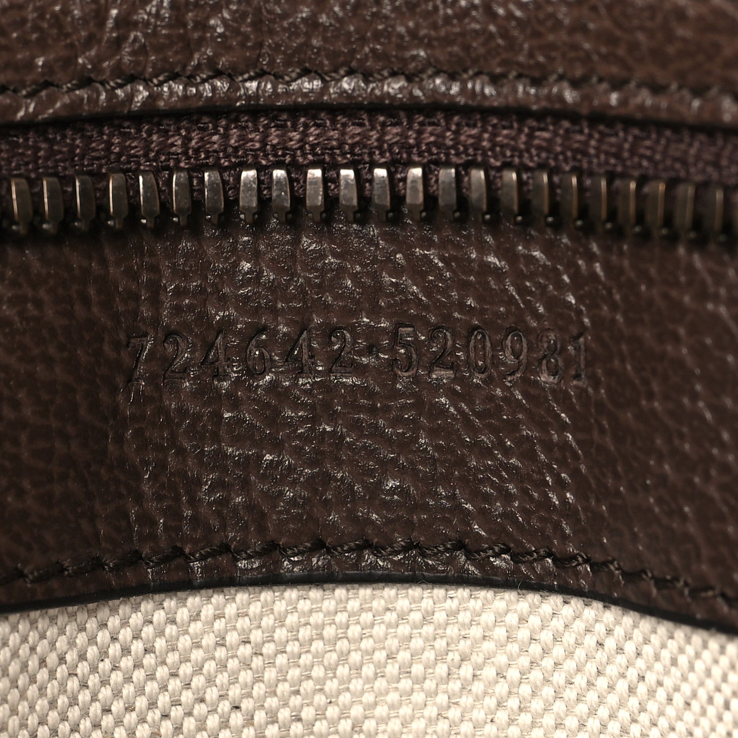 Gucci GG Supreme Monogram Textured Dollar Calfskin Web Medium Savoy Duffle Bag Beige Ebony New Acero 6 of 10