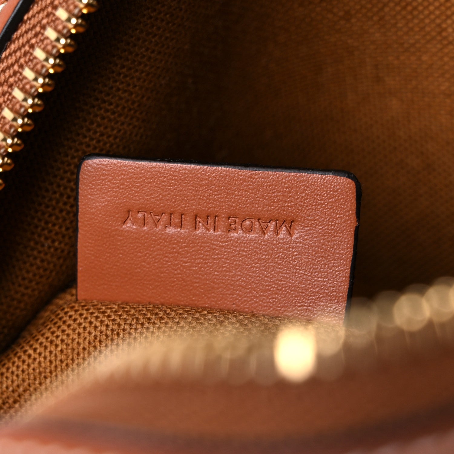 Celine Triomphe Canvas Paris Small Camera Bag Tan 7 of 10