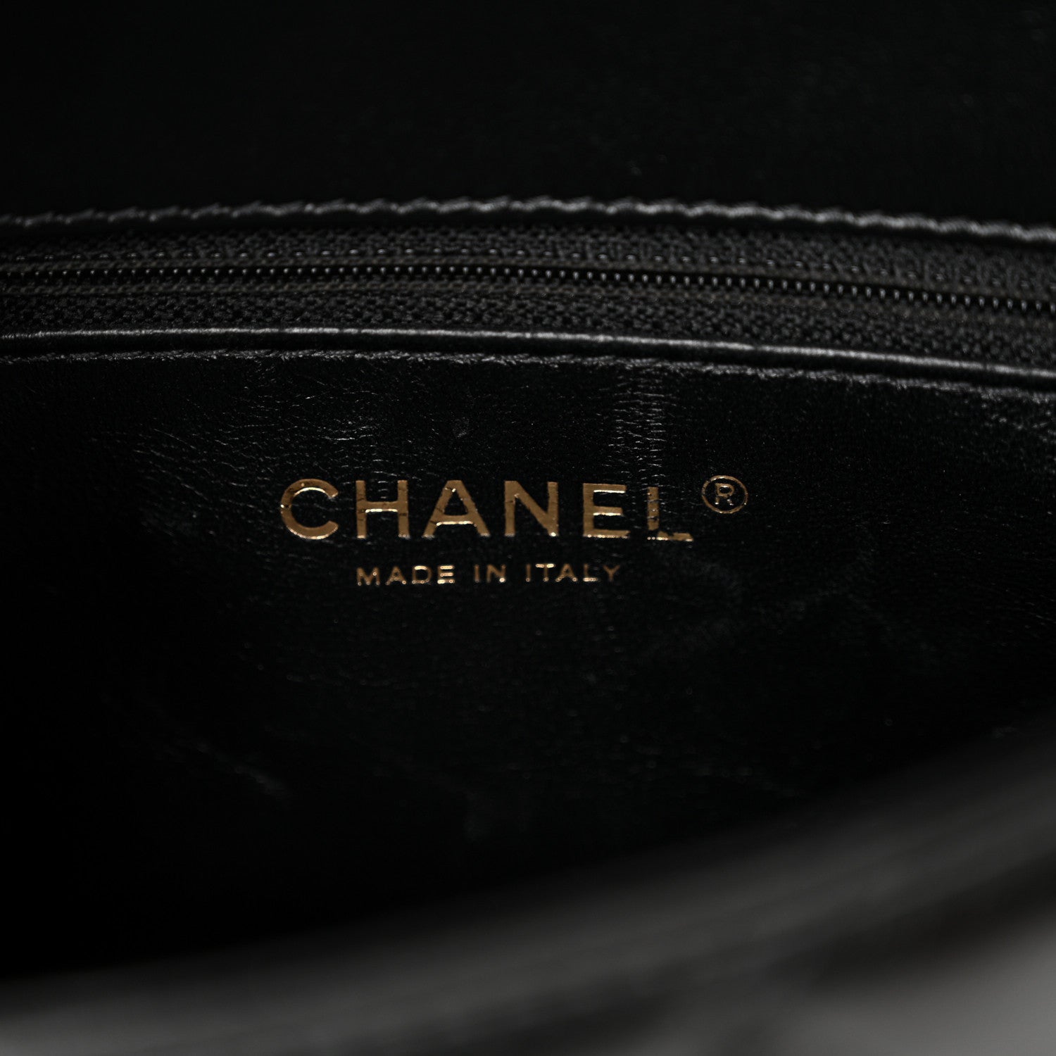 Chanel Shiny Lambskin Quilted Coco Trip Flap Bag Black 6 of 11
