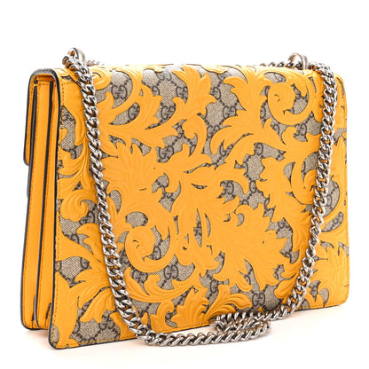 Gucci GG Supreme Monogram Arabesque Medium Dionysus Shoulder Bag Beige Yellow 3 of 10