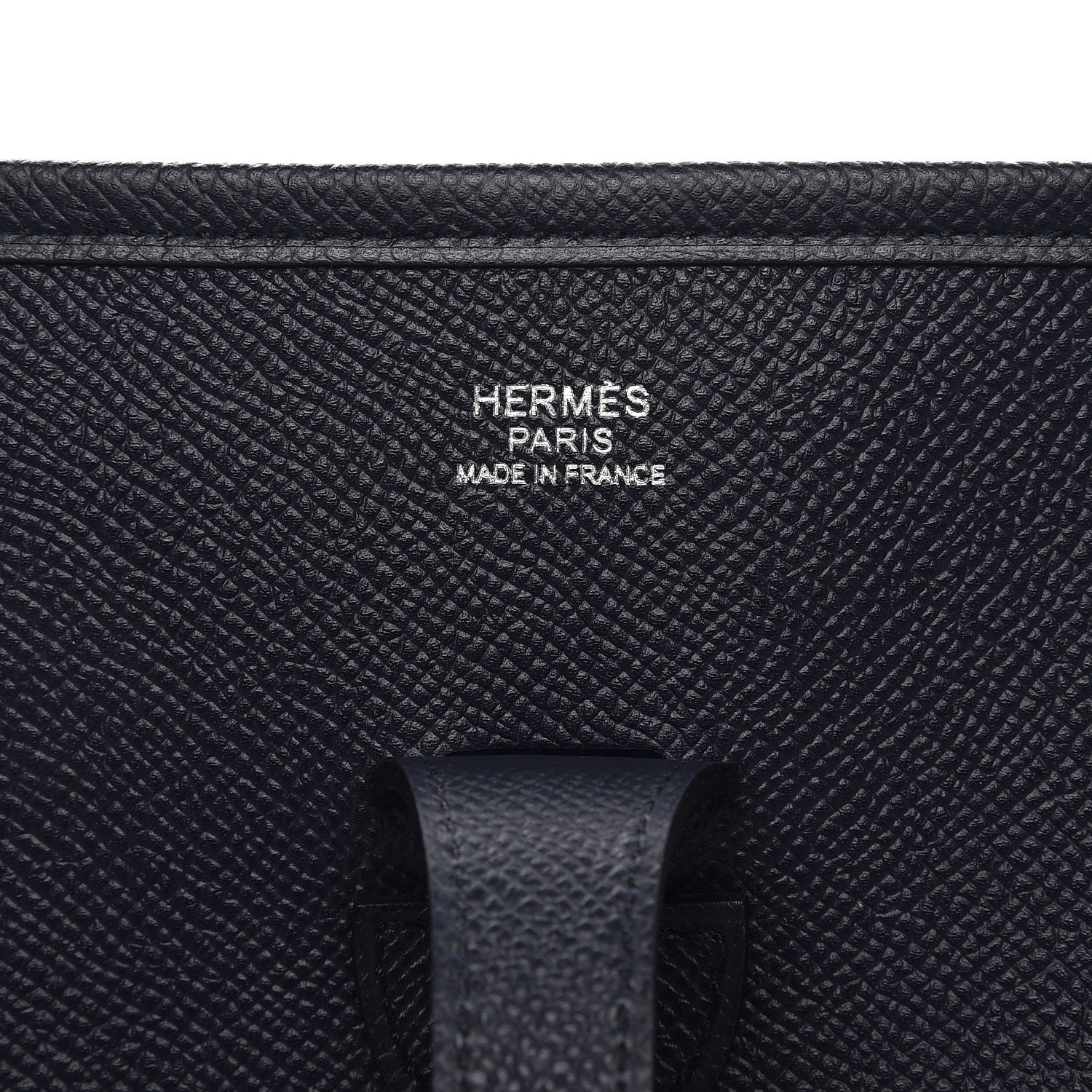 Hermes Epsom Amazone Evelyne III PM Bleu Indigo Lime 6 of 10