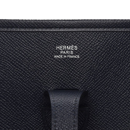 Hermes Epsom Amazone Evelyne III PM Bleu Indigo Lime 6 of 10