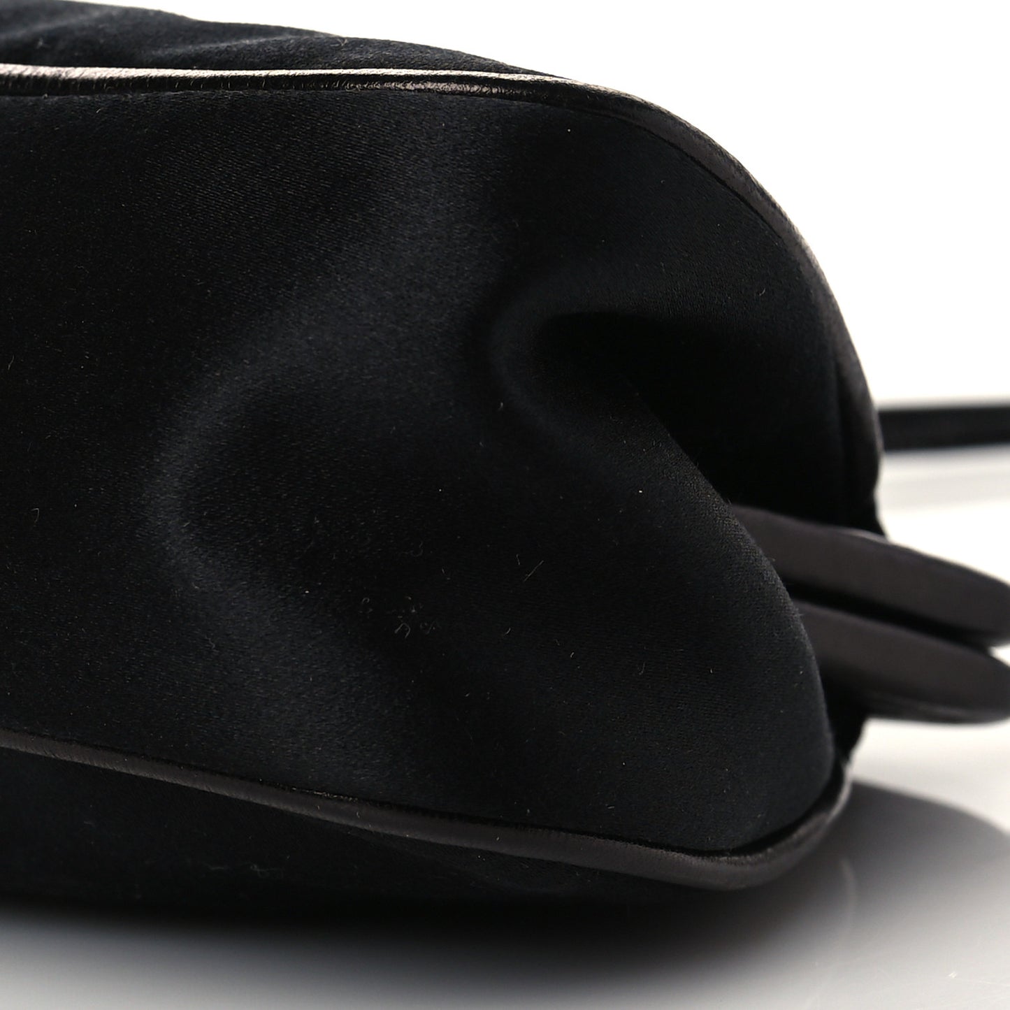Satin Raso Shoulder Bag Black