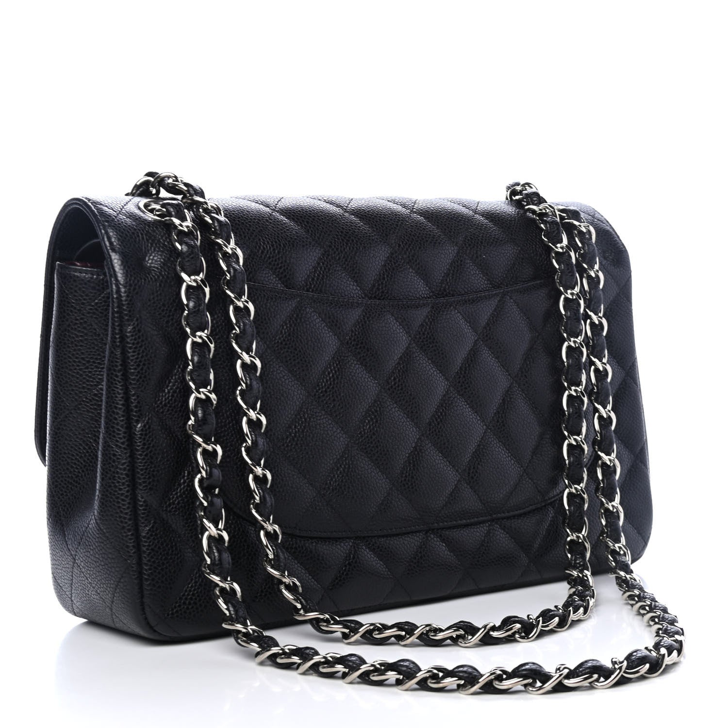 Chanel Caviar Quilted Jumbo Double Flap Black 2 of 4